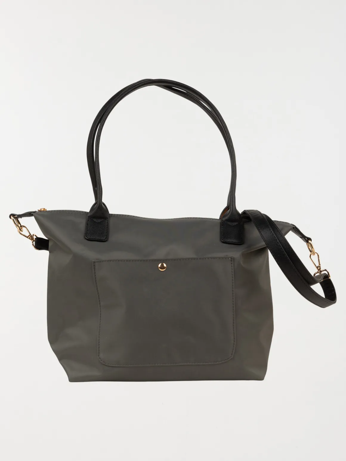 Sac à main bi-matière femme