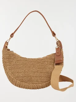 Sac à main demi-lune femme
