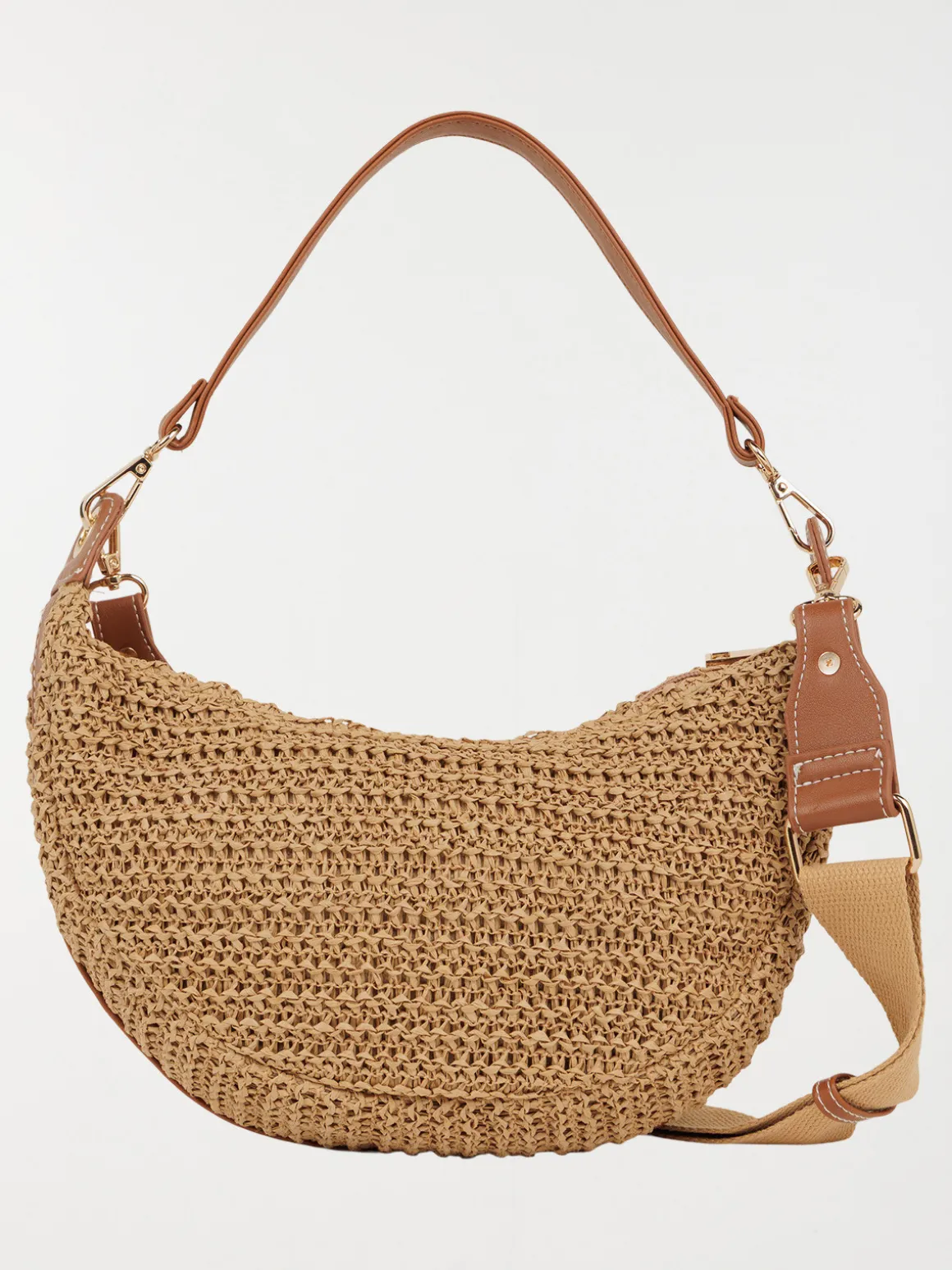 Sac à main demi-lune femme