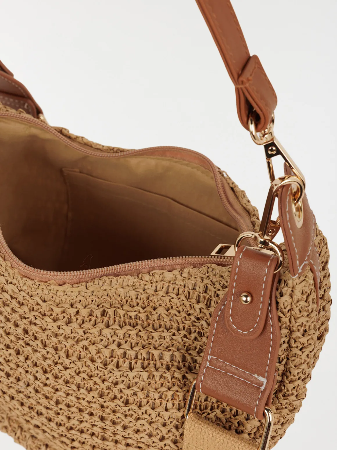 Sac à main demi-lune femme