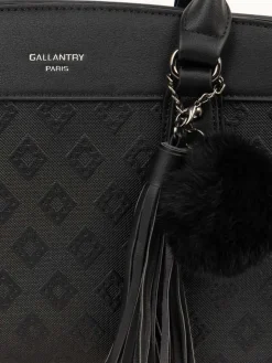 Sac à main pompon femme