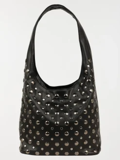 Sac à main souple avec clous femme