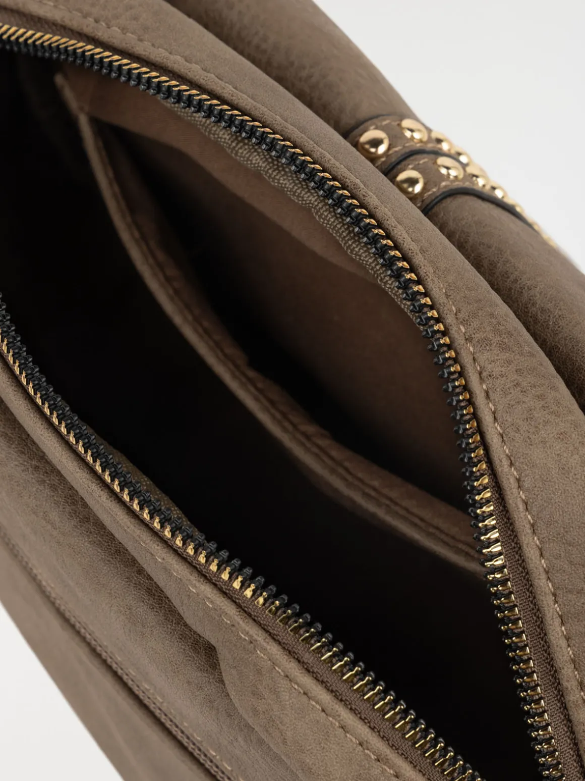Sac besace trèfle doré femme