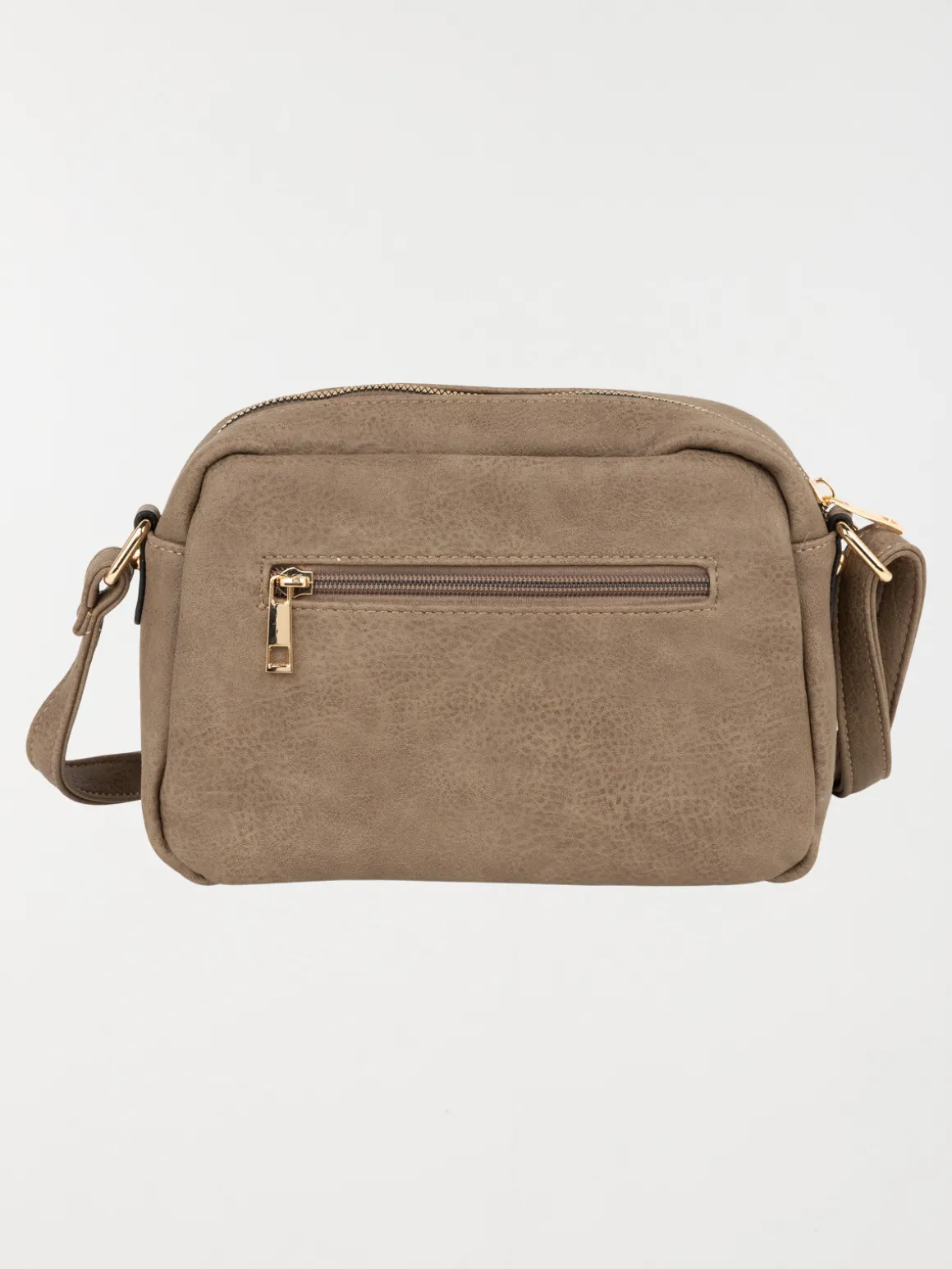 Sac besace trèfle doré femme