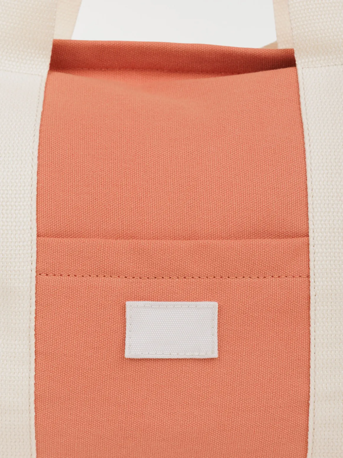 Sac cabas tissus bicolore femme