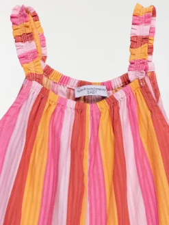 Salopette à rayures fille (3-36M)