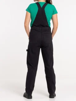 Salopette denim noire femme