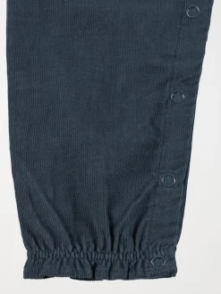 Salopette velours ardoise fille (3-36M)