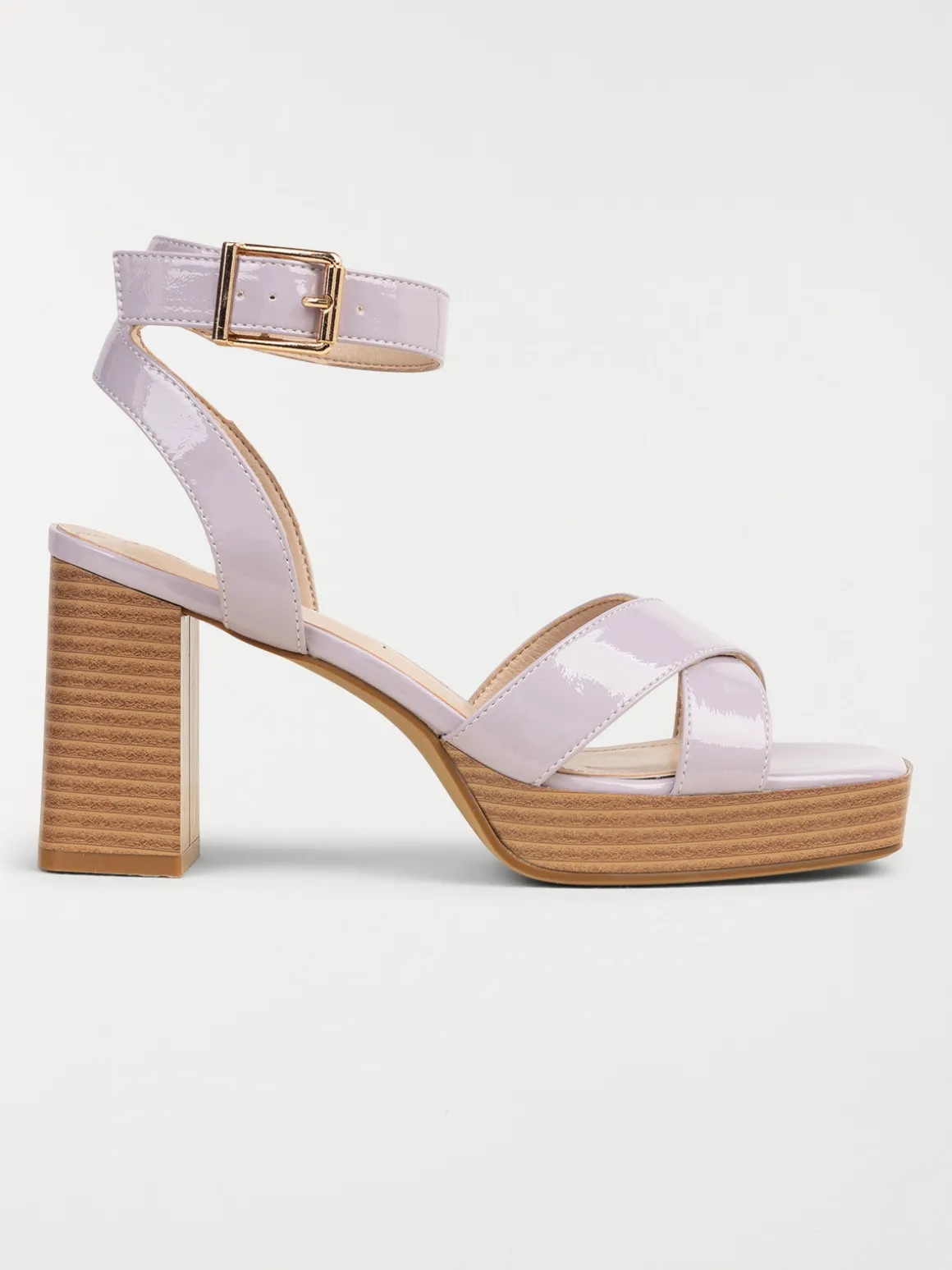 Sandale à talon haut lilas femme (36-41)