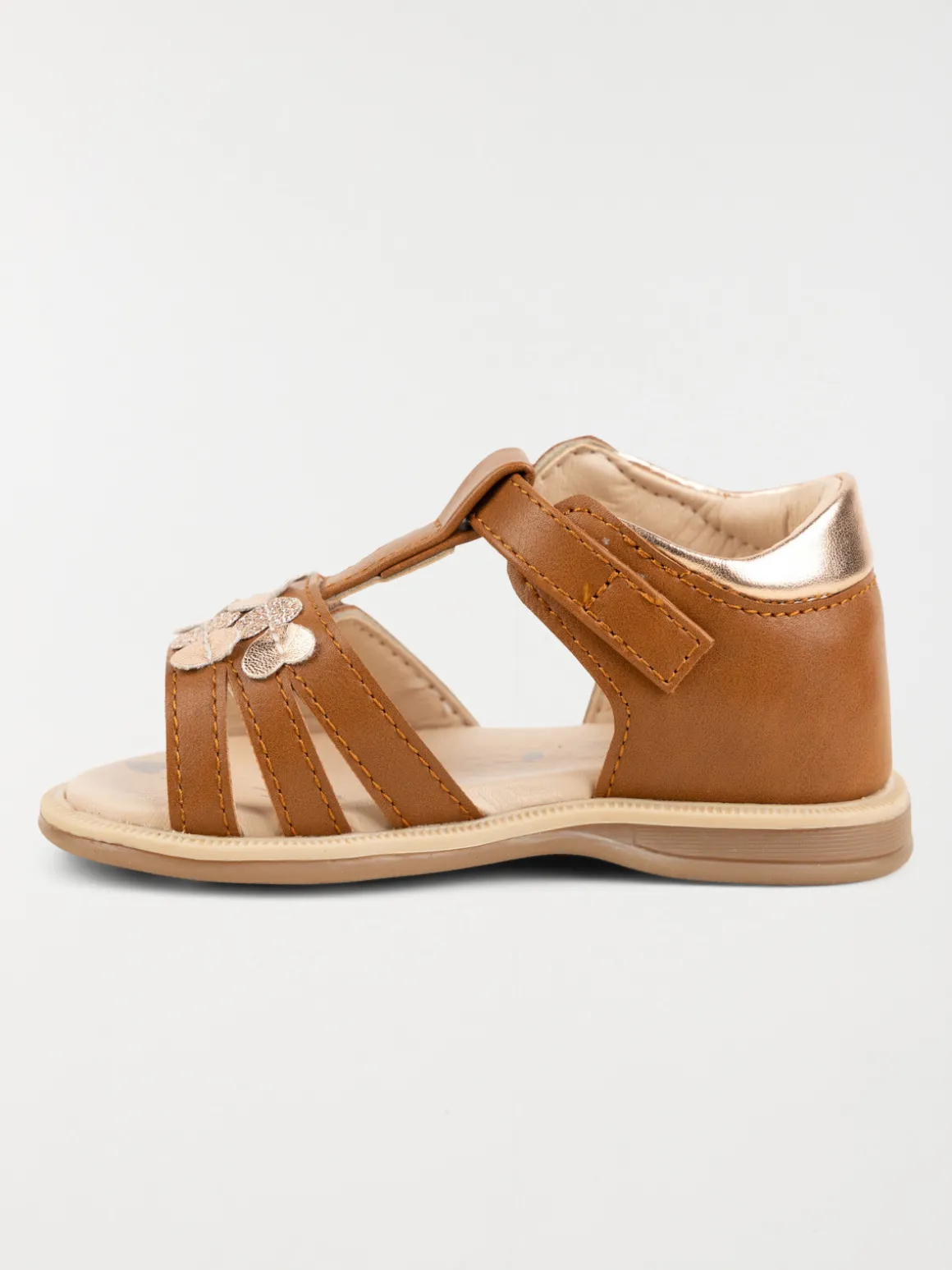 Sandale bébé marron fille (19-23)
