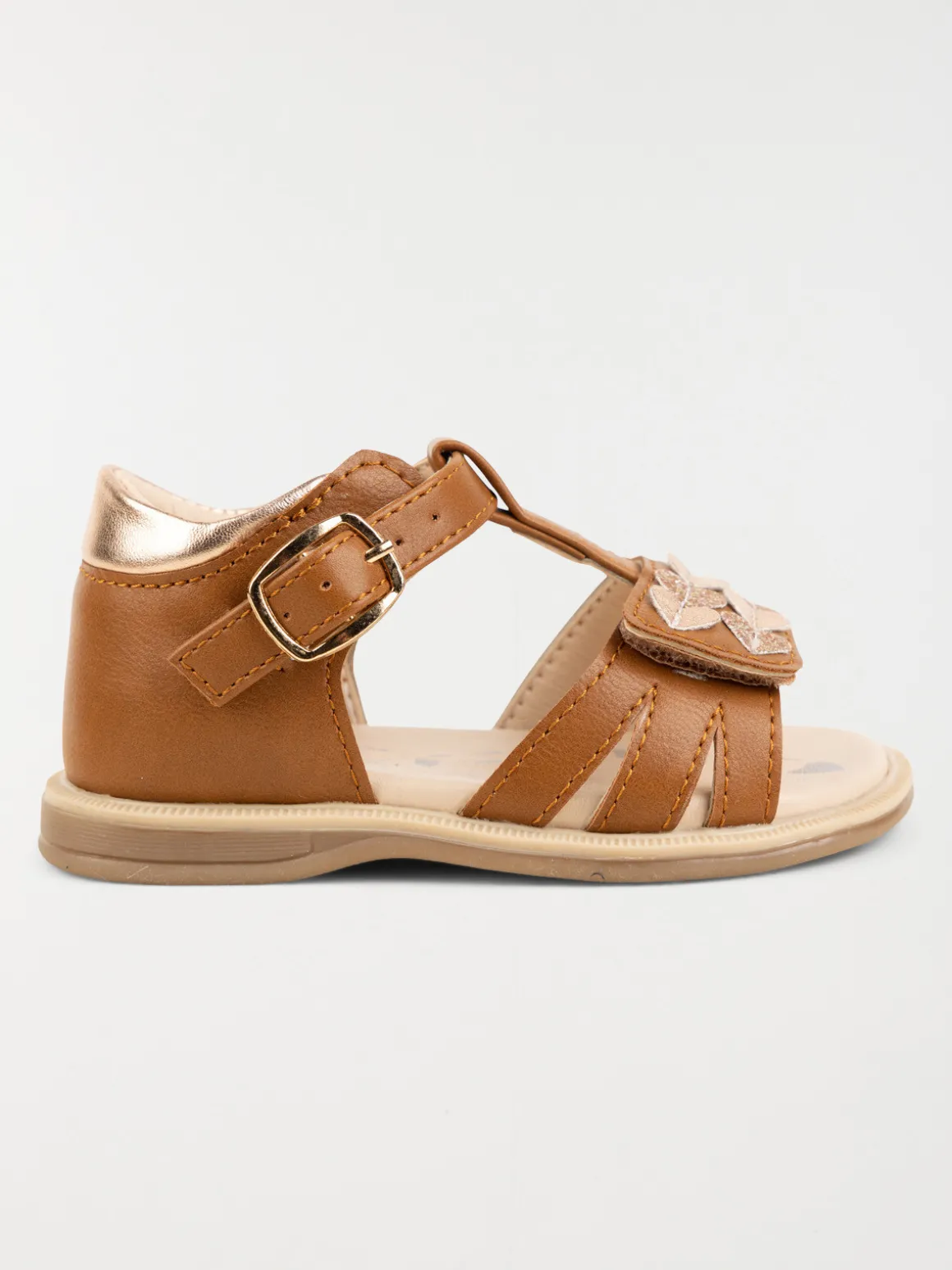 Sandale bébé marron fille (19-23)