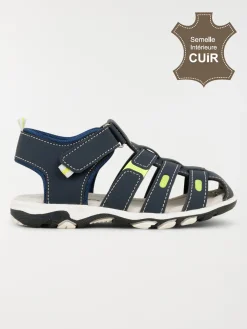 Sandale coloris navy garçon (24-30)
