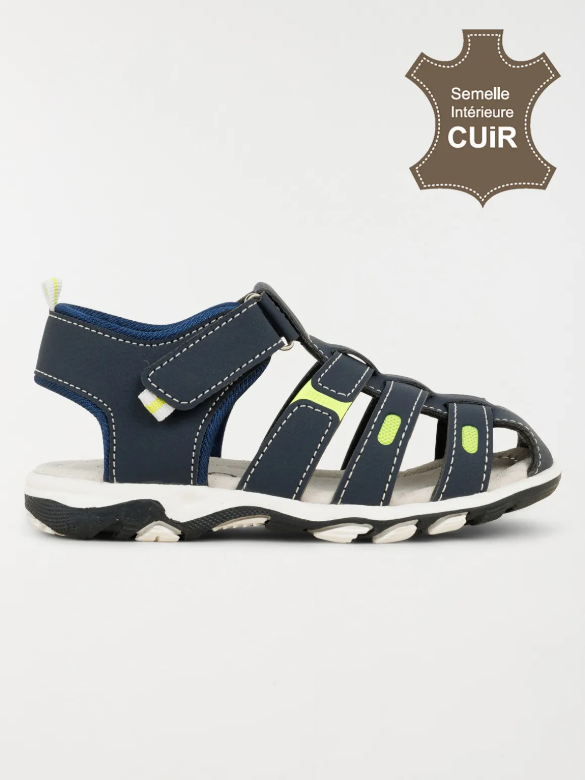 Sandale coloris navy garçon (24-30)