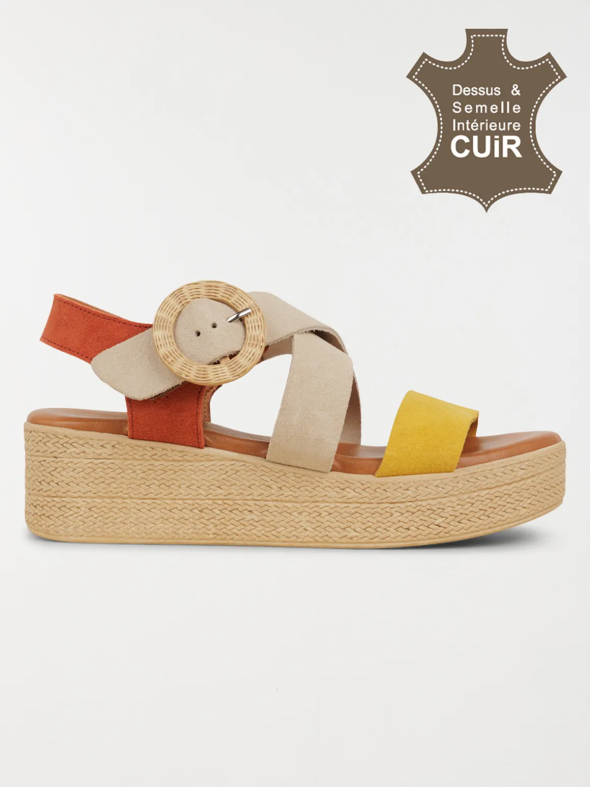 Sandale compensée femme (36-41)