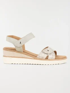 Sandale compensée scratch femme (36-41)