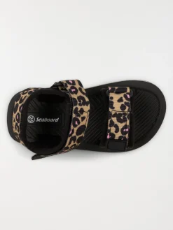 Sandale de plage léopard fille (24-30)