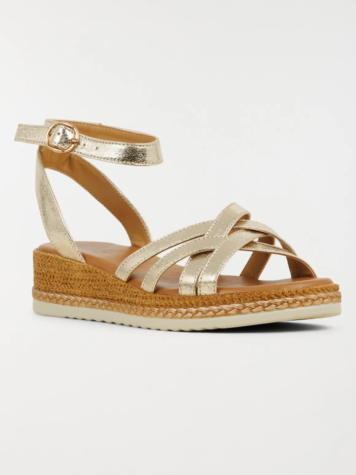 Sandale doré femme (36-41)
