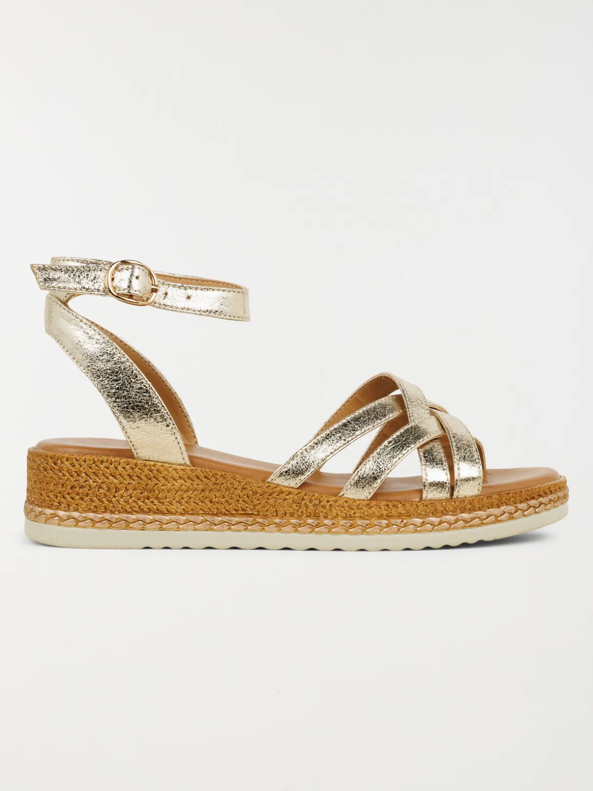 Sandale doré femme (36-41)