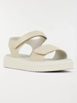 Sandale dorée plateforme fille (31-36)