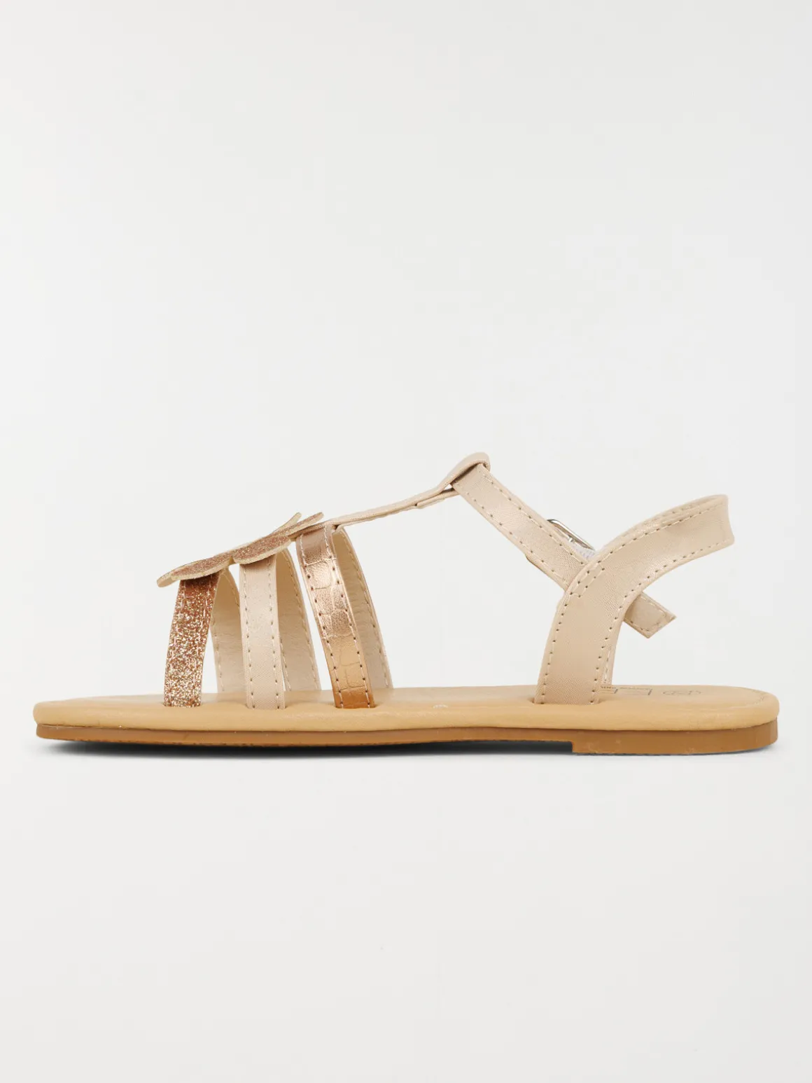 Sandale fleur pailletée fille (31-36)