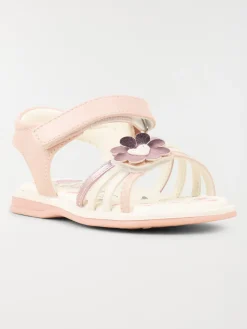 Sandale fleur rose fille (19-23)