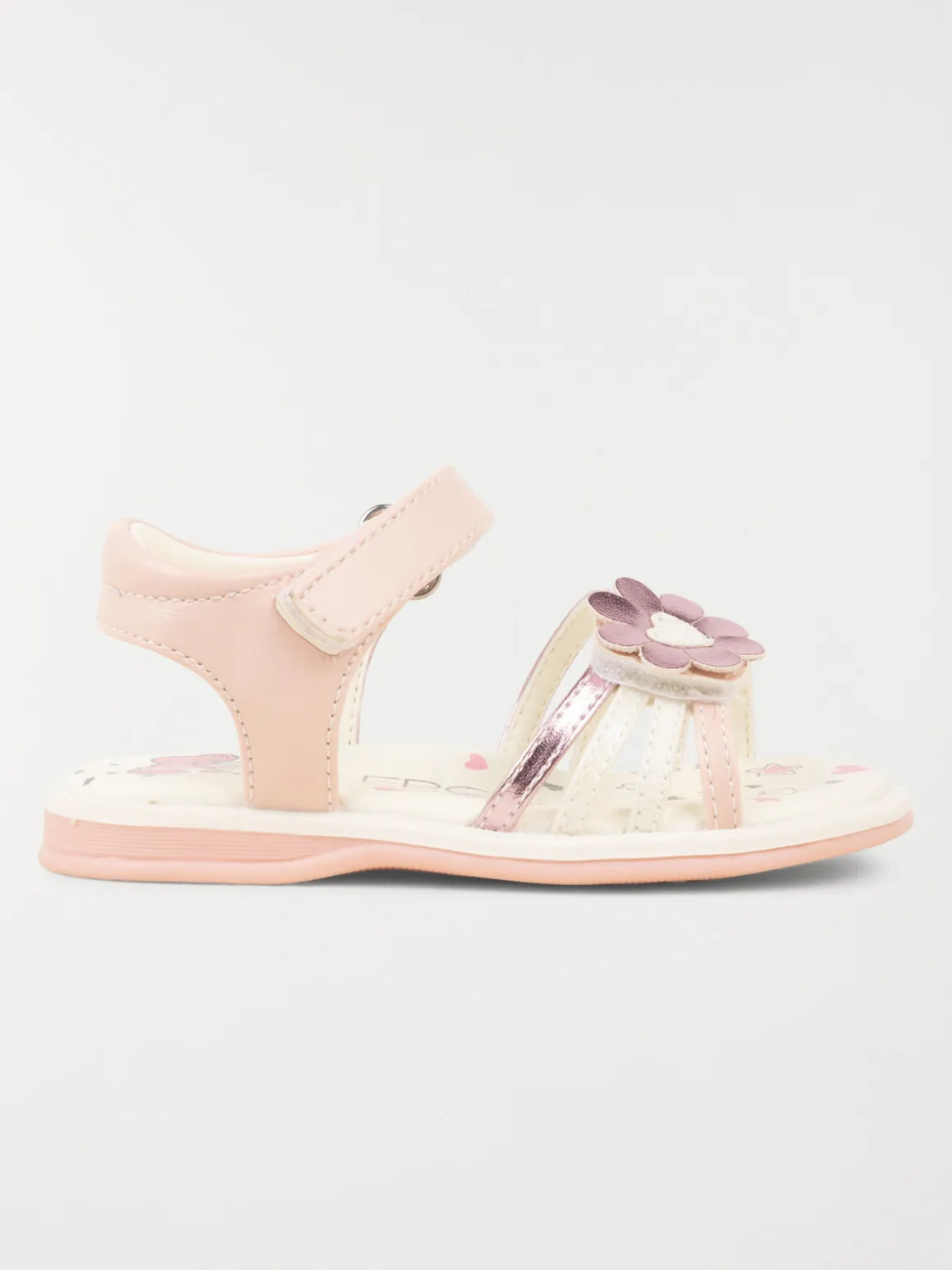 Sandale fleur rose fille (19-23)