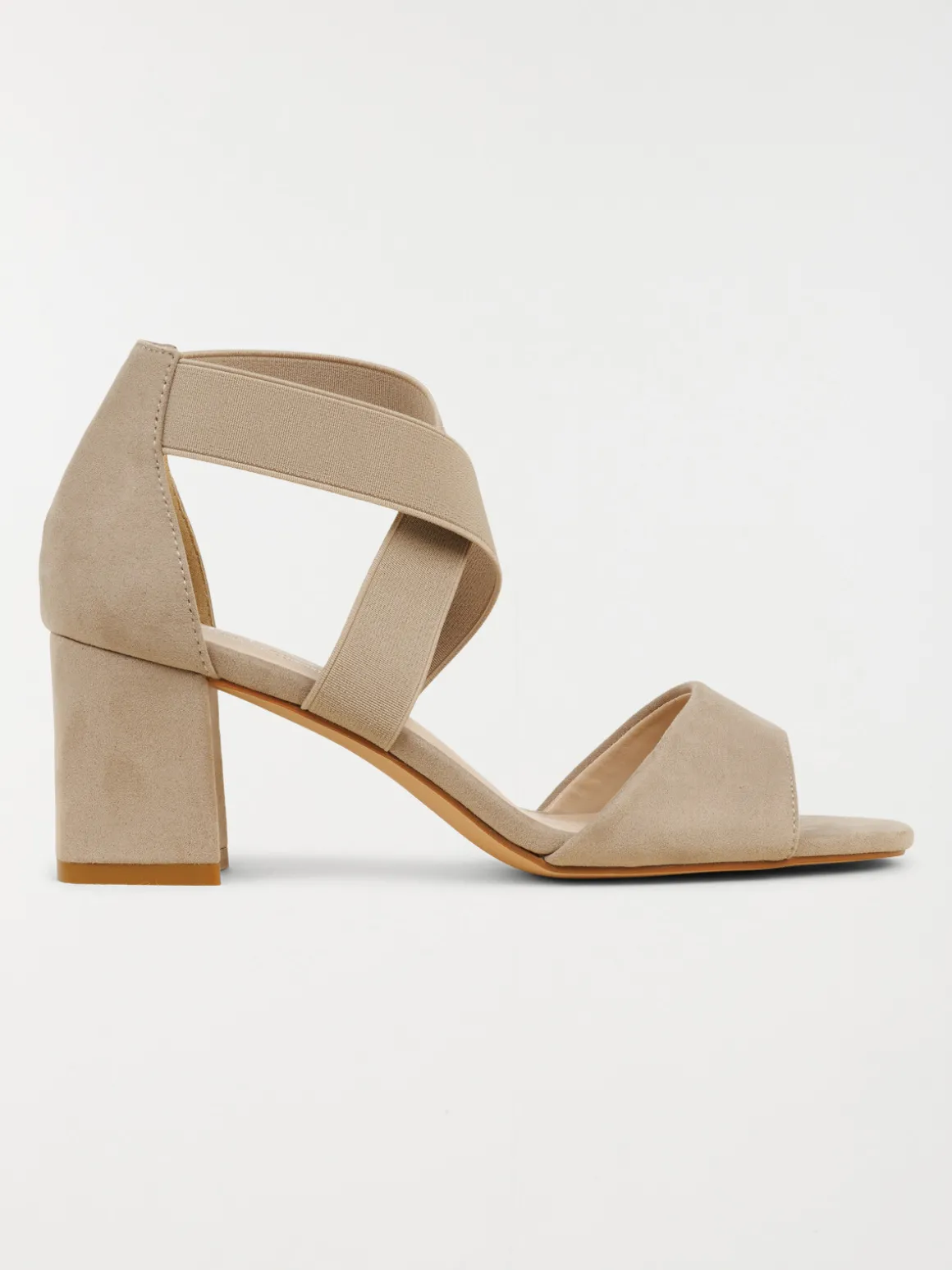 Sandale grise talon haut femmme (36-41)
