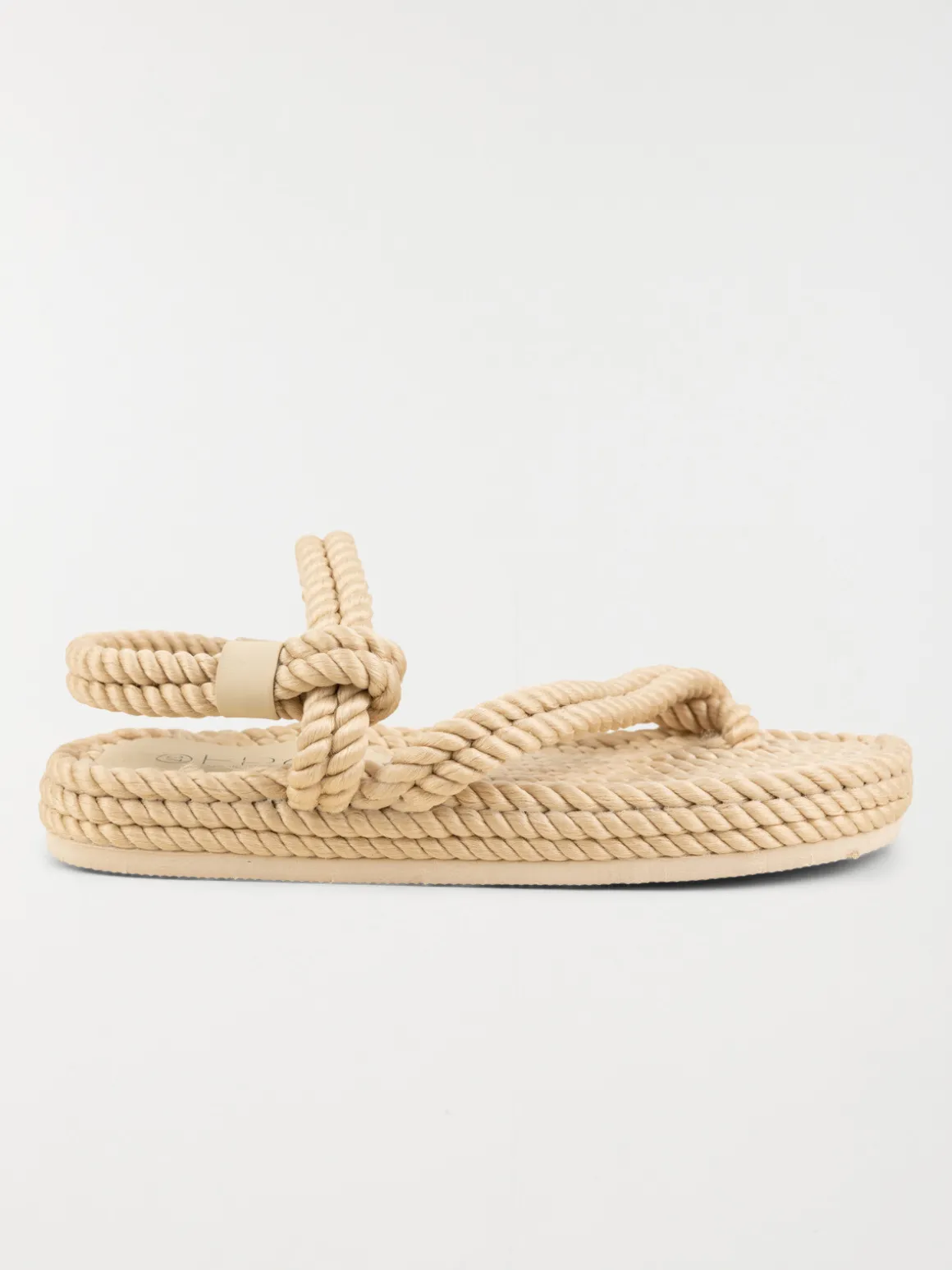 Sandale plate corde femme (36-41)