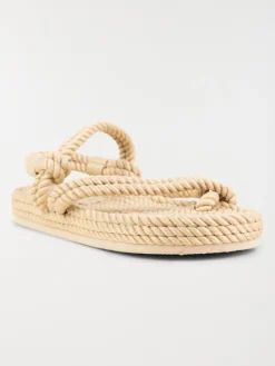 Sandale plate corde femme (36-41)