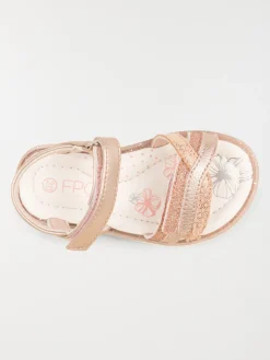 Sandale rose et pailletée fille (19-23)
