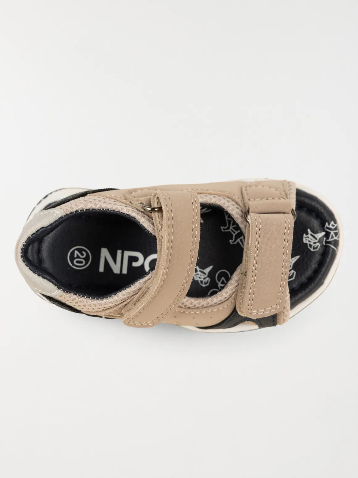 Sandale scratch beige garçon (19-23)