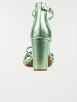 Sandale verte femme talon (36-41)