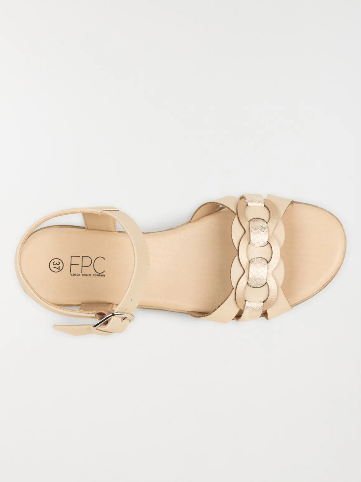 Sandales à brides tressées femme (36-41)
