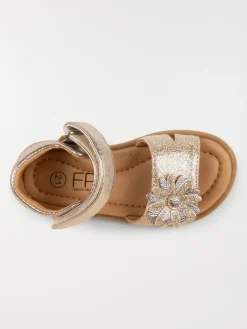 Sandales à scratch fleur fille (19-23)