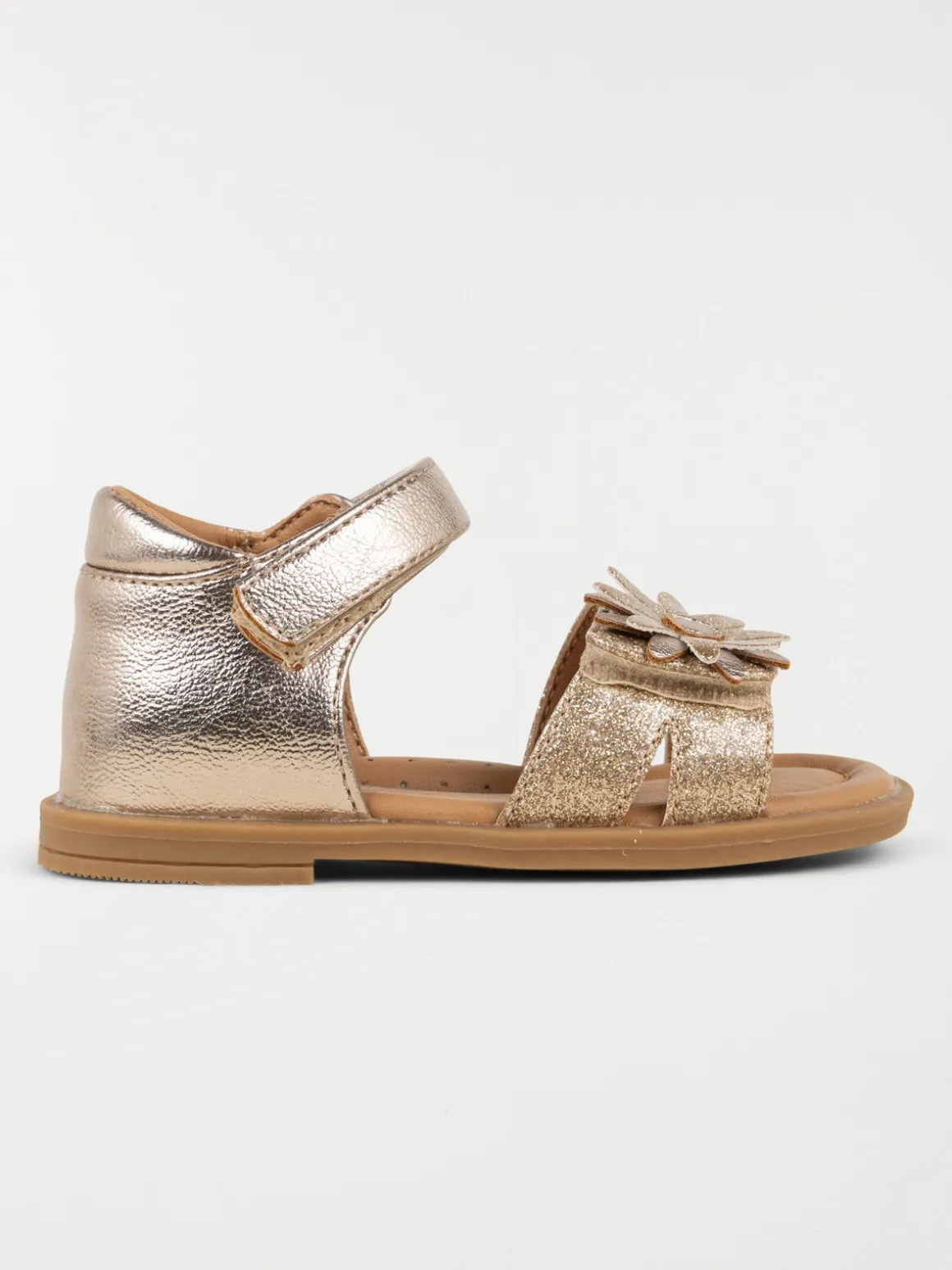 Sandales à scratch fleur fille (19-23)