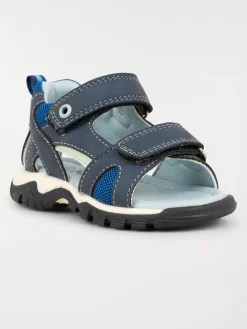 Sandales à scratchs navy garçon (19-23)