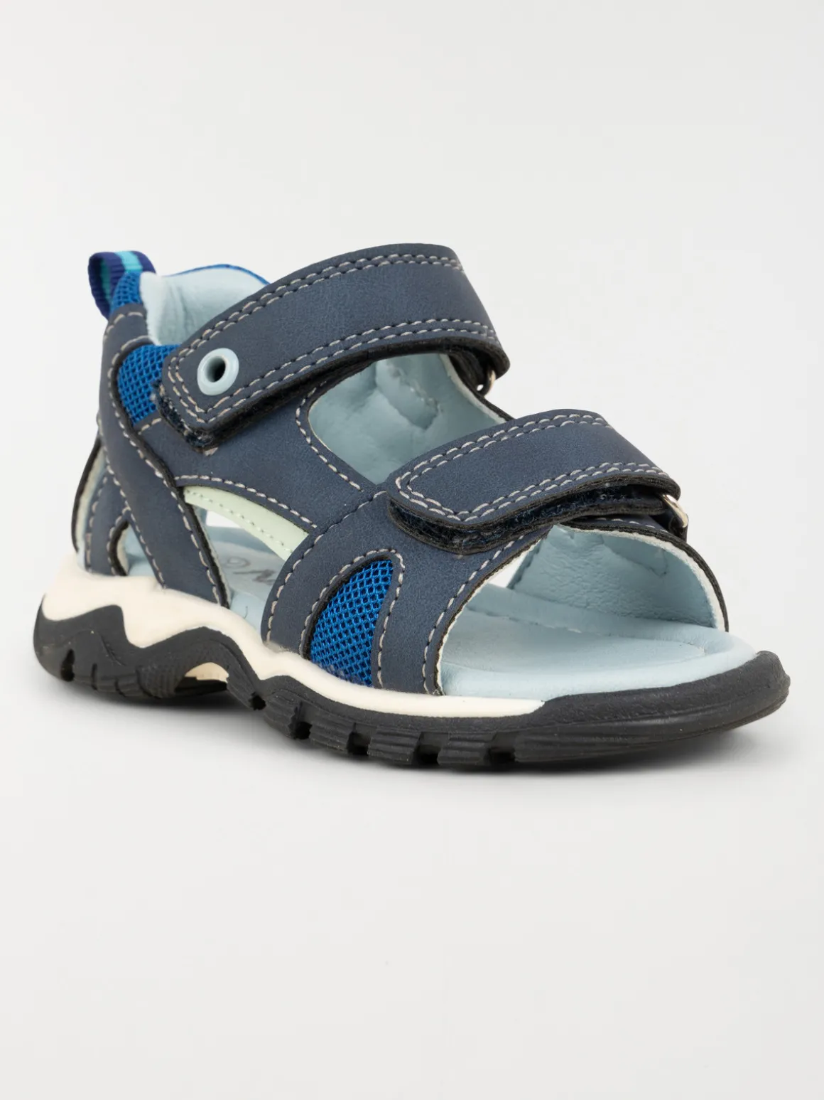 Sandales à scratchs navy garçon (19-23)