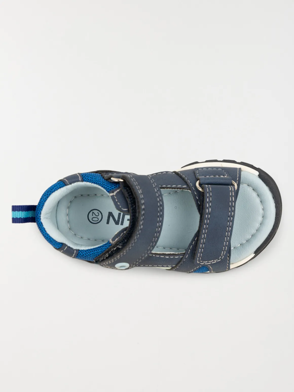 Sandales à scratchs navy garçon (19-23)