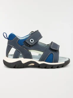 Sandales à scratchs navy garçon (19-23)