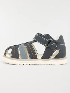 Sandales à scratchs navy garçon (20-23)