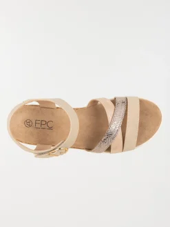 Sandales beiges femme (36-41)