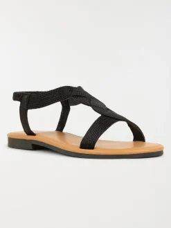 Sandales bride entrelacée femme (36-41)