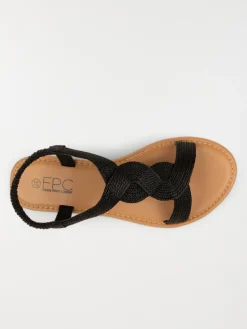 Sandales bride entrelacée femme (36-41)