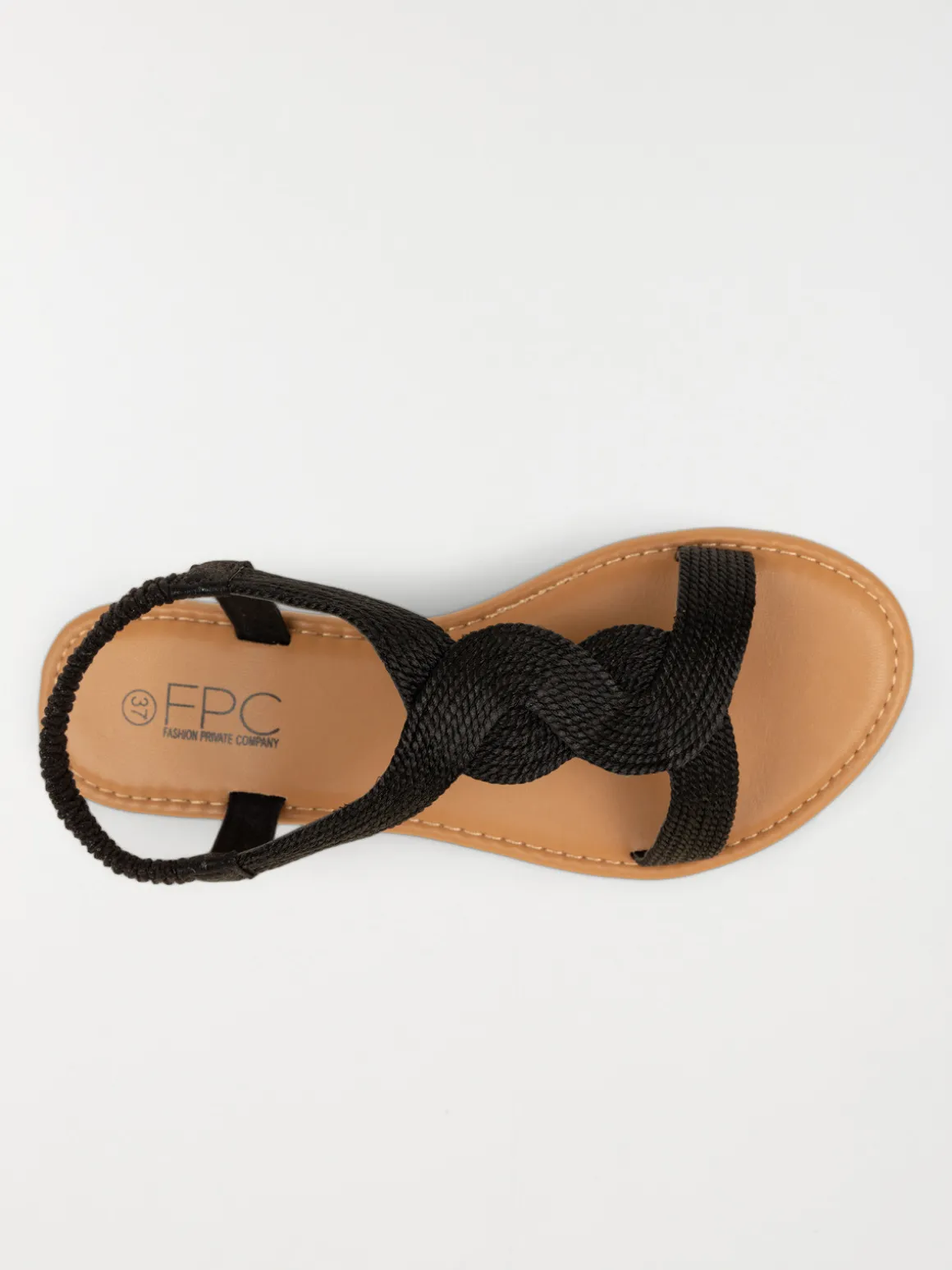 Sandales bride entrelacée femme (36-41)