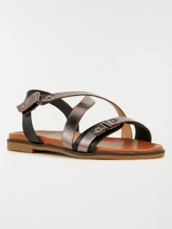 Sandales brides brillantes femme (36-41)
