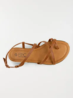 Sandales brides croisées femme (37-42)