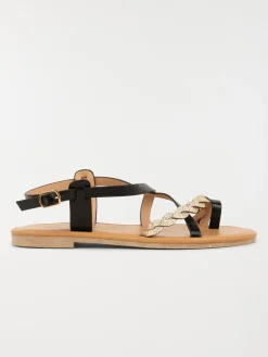 Sandales brides croisées femme (36-41)