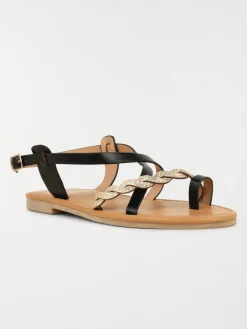 Sandales brides croisées femme (36-41)
