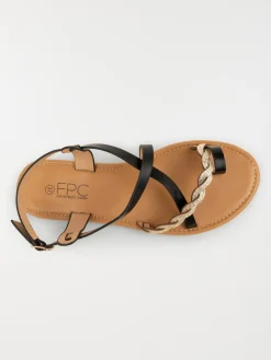 Sandales brides croisées femme (36-41)