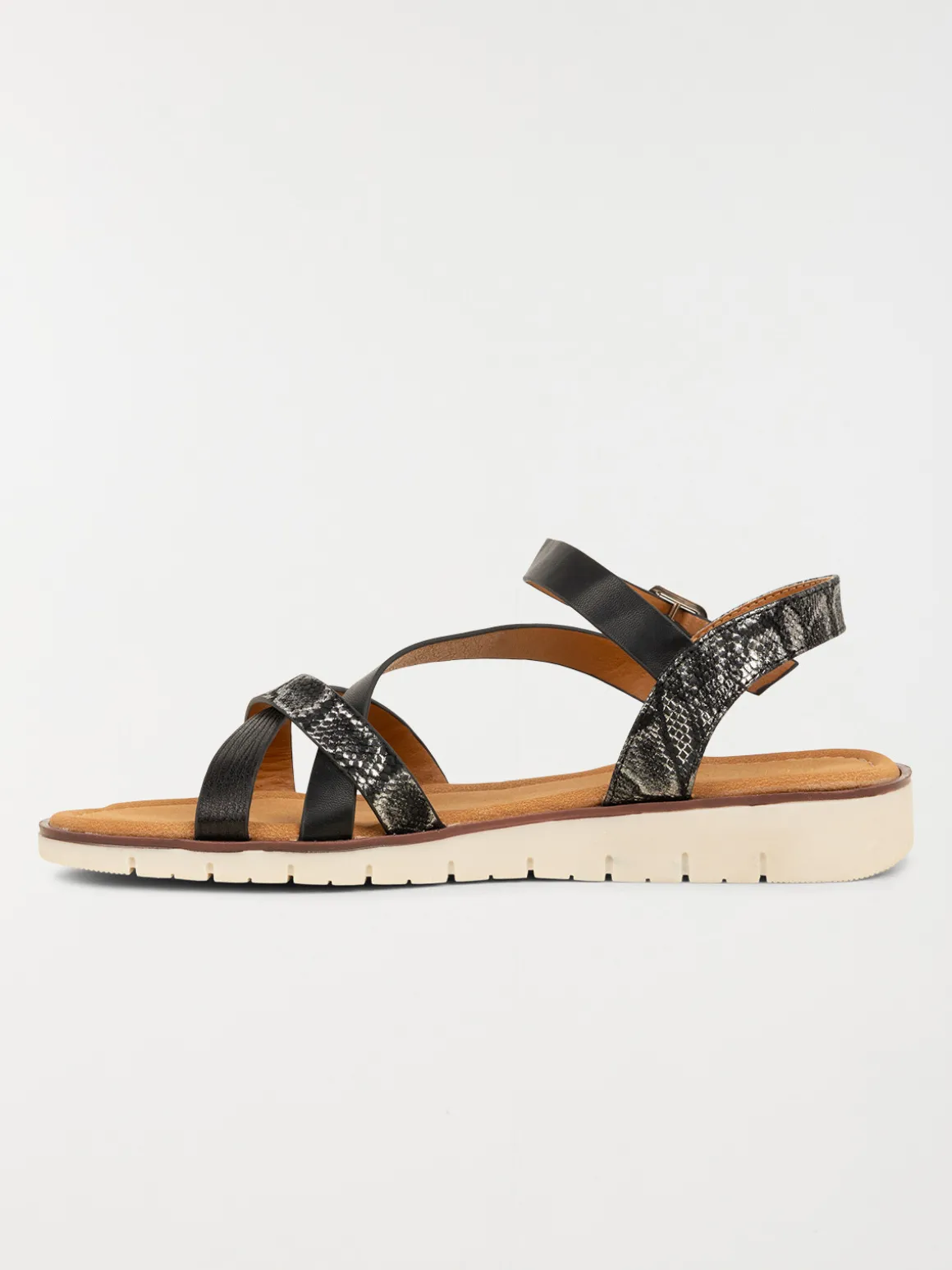 Sandales brides imprimées femme (36-41)